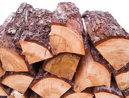 Дрова лиственница уложенные